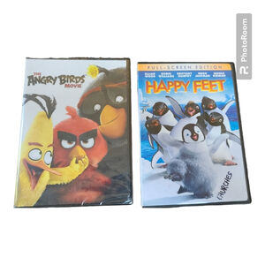 Happy Feet & Angry Birds DVD Bundle